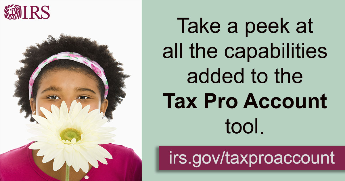 Hey, #TaxTwitter, the #IRS Tax Pro Account tool make it easier to manage authorized relationships with your clients. irs.gov/taxproaccount