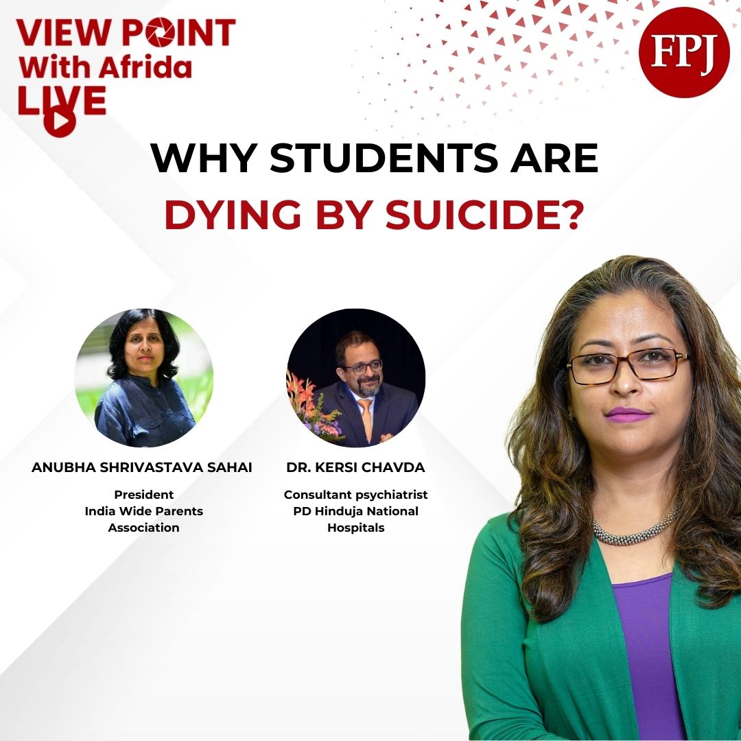 Live at 7pm: #ViewPoint with @AfridaRahmanAli Mental health struggles among adolescents and young adults have been on the rise in the recent years. Reports of two alleged student suicides today—a 20-year-old at IIT Guwahati and a grade 11 student in Ghaziabad—have once again