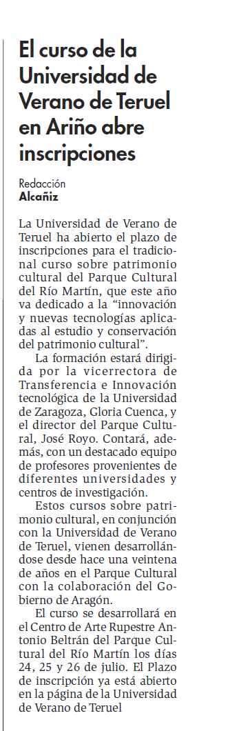 Universidad de Verano de Teruel (@uvteruel) on Twitter photo 2024-04-12 12:35:40