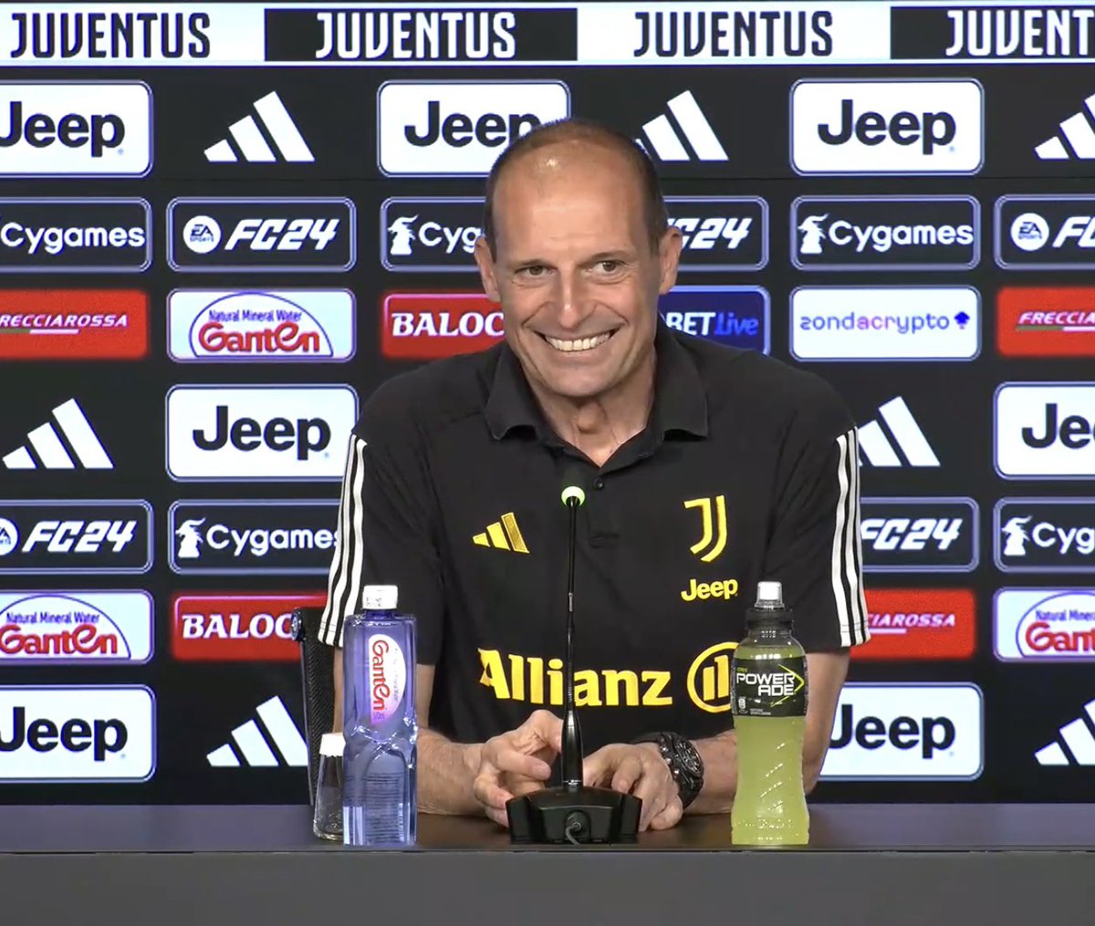 🎙️ Max Allegri #ToroJuve press conference 

-Have two doubts who will start between Kostic and Iling and Cambiaso and Weah. 
-Happy to have won as many Derby’s as Trapattoni.
-At the moment we think only about the objectives and not my future, the club will decide the better for…