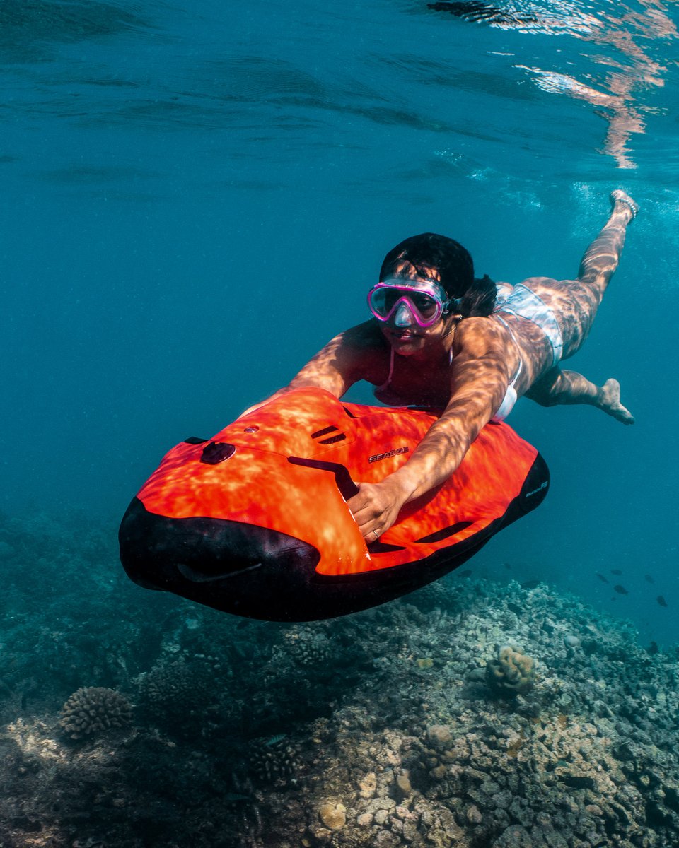 Dive   Deep with your family into the blue at Seaside Finolhu, where endless   possibilities lurk in the ocean that surrounds us. 

#Finolhu   #FinolhuBaaAtoll #SeasideCollection #FinolhuParadise #DesignHotels   #SkyHighThrills
 #ParasailAdventures #AboveTheWaves