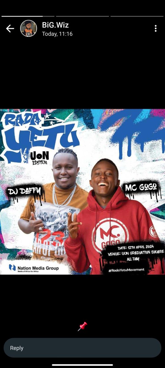 🎉 Join us today at University of Nairobi's Graduation Square for #RadaYetu, an event dedicated to raising awareness about mental health! Featuring MC Gogo and DJ Daffy, let's come together to break the stigma and promote mental well-being. Don't miss out! @uonbi @NationFmKE