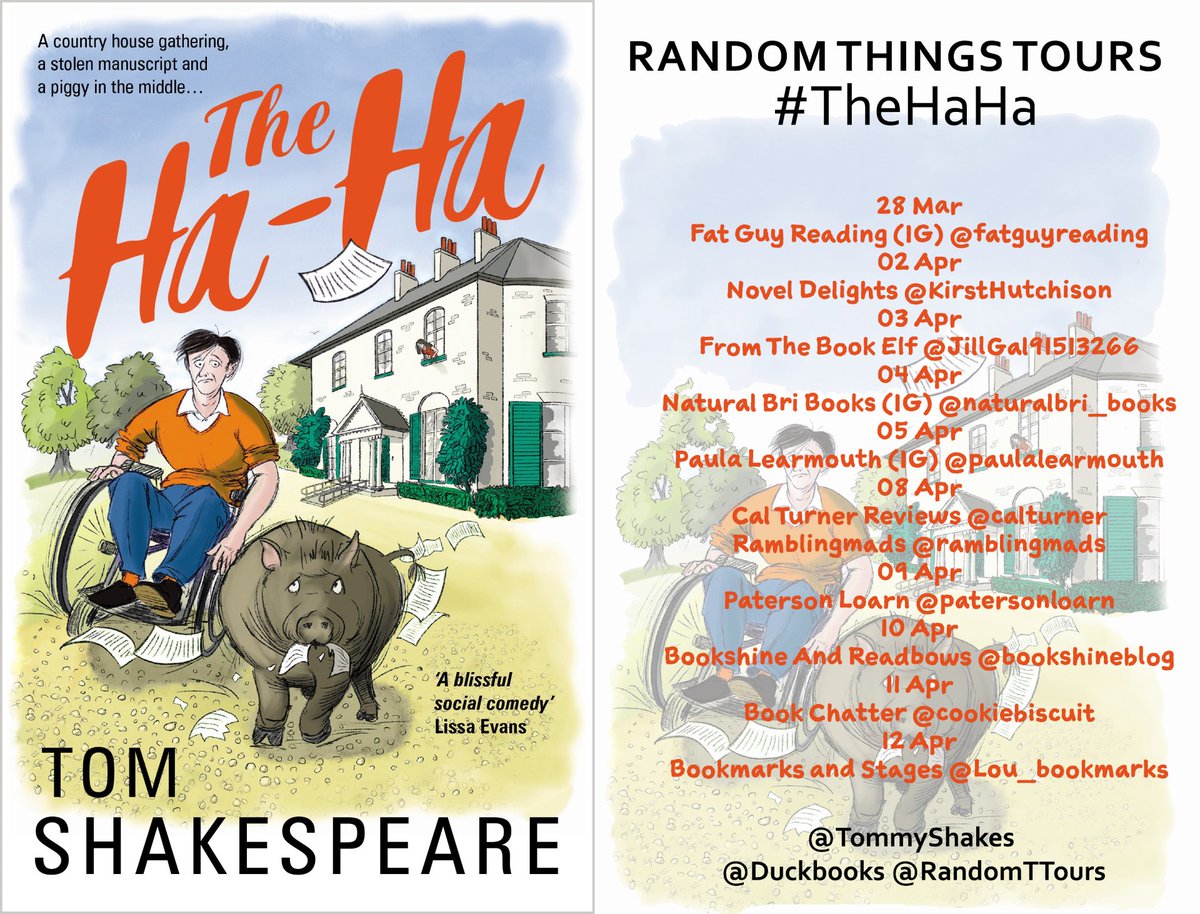MASSIVE THANKS #RandomThingsTours Bloggers for supporting #TheHaHa @TommyShakes @Duckbooks Please share reviews on Amazon/Goodreads @ramblingmads