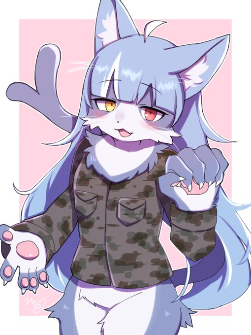 にゃ🐱 #おまねこ 