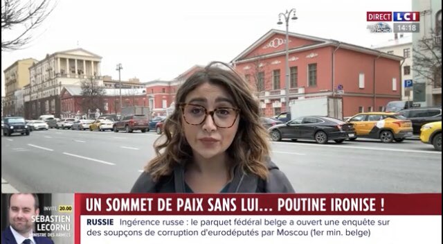 À peine arrivée et déjà à l’antenne @margothaddad envoyée spéciale @LCI en Russie. Votre témoignage et votre analyse nous permettent de mieux comprendre l’actualité. Un regard sur le monde à suivre sur le canal 2️⃣6️⃣ 📺.