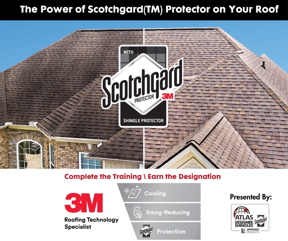 Did you know @3M offers training on their products? Sign up for the 3M Roofing Technology Specialist Training today at atlasroofing.com/pro!