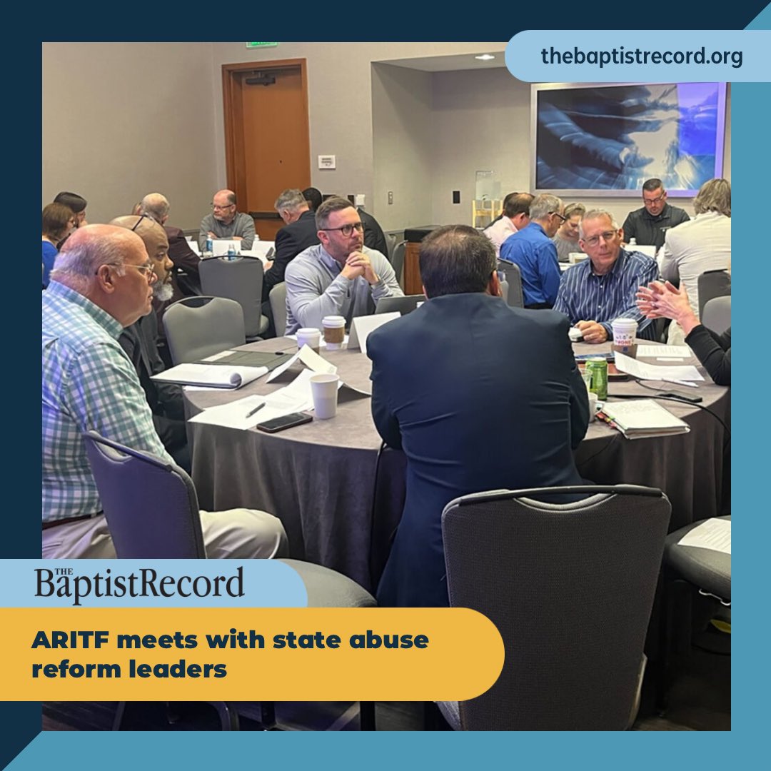 The group met in Dallas Tuesday (April 9) for a day that included presentations, roundtable discussions and Q&A times. Article: thebaptistrecord.org/aritf-meets-wi…