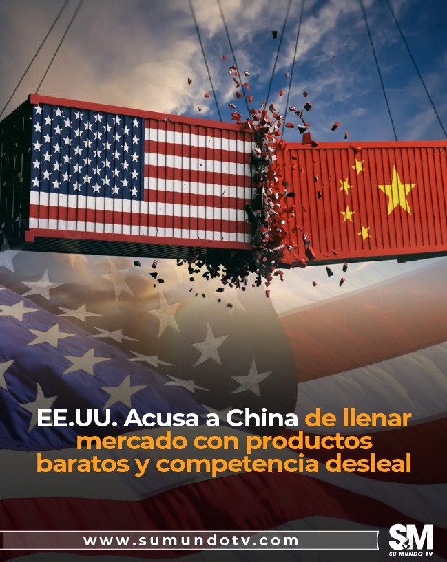 EE.UU. critica a China por exceso de producción y competencia desleal en mercados internacionales

Amplia esta Informacion en, Facebook, TikTok, X, Threads, y en nuestra página web sumundotv.com

#estadosunidos #chinabusiness #noticiasinternacionales