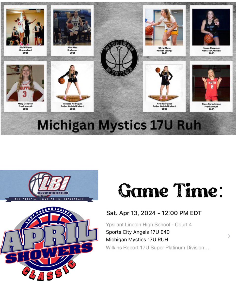 I’m super excited for this weekend!! Let’s go!! @MImystics @CoachTrevithick @HSRAMHOOPS