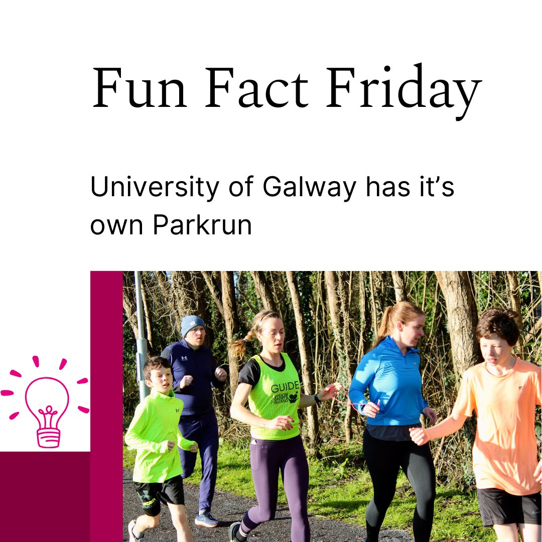 Did you know University of Galway has it's very own Parkrun here on campus? 🏃‍♂️ Parkrun is a free event where everyone is welcome to participate in a 5km walk, jog, run or volunteer every Saturday morning at 9.30am in Dangan. The event is an excellent way to socialise and make…