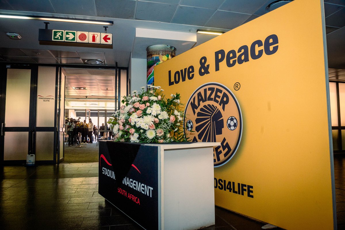 Luke Fleurs' Memorial Service at FNB Stadium Special thanks to the branches and supporters who sent in their messages of comfort and support #Amakhosi4Life #RIPLukeFleurs