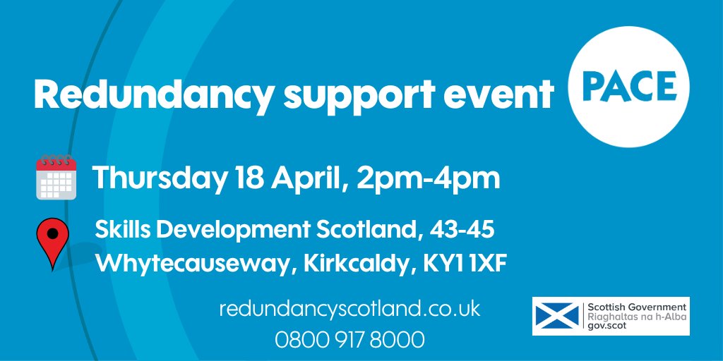 If you are facing #redundancy or have been made redundant, come along to the @skillsdevscot #Kirkcaldy office to get expert advice and support. Thursday 18 April, 2pm. careers.myworldofwork.co.uk/career-advice/…