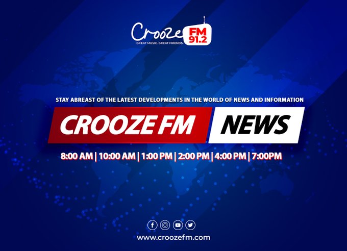 HEADLINES · Masaka Diocese hit by Church break-ins. · Three dead, two injured after bus collides with Juba-bound tax. AND · US restricts travel for diplomats in Israel. These and more coming up at 4PM with @23Mbabazi #CroozeFMNews