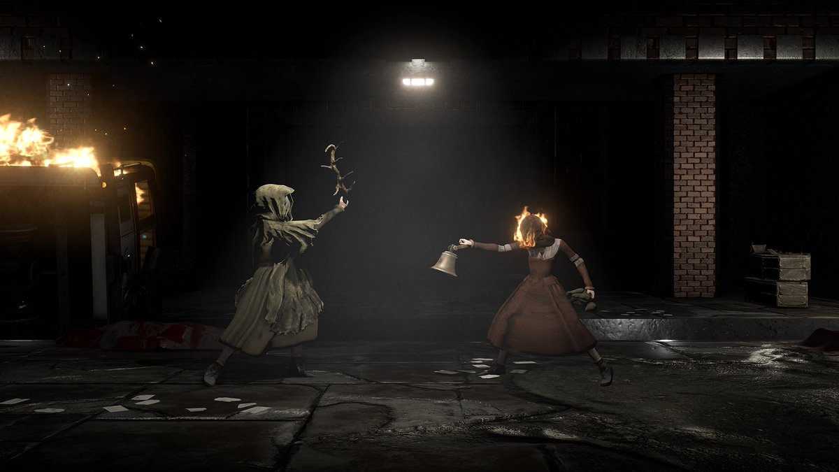 LuchoAlMando's tweet image. Prepare for the spooks! 👻 Withering Rooms, the haunted house action-RPG, is coming soon. If you're a fan of Bloodborne or American McGee's Alice, you'll want to sink your teeth into this one. RT &amp;amp; follow for more updates! #HauntedGames #Bloodborne #AliceinWonderland