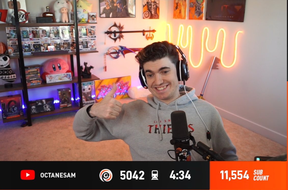 OctaneSam's tweet image. One of the greatest days of my life happened today.

Impromptu 24hr stream for the sub train that reached 5,000 before I eventually ended stream.

Words can’t express the gratitude I feel for everyone and this entire situation.

Nothing but my eternal thanks for everything❤️…