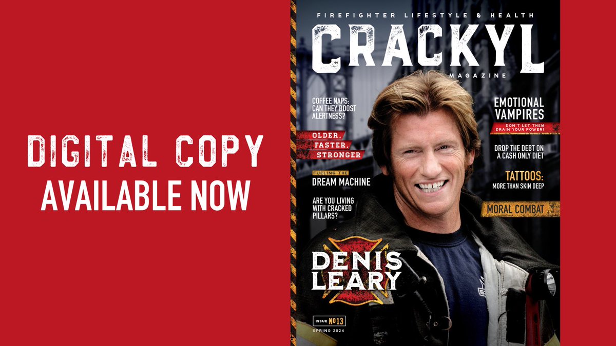 THE MOMENT HAS ARRIVED - Digital Copy Available NOW! crackyl.com/my-account/ All you need is an email address to access this copy for FREE! #firefighterposts #firefightersofinstagram #firefighters #firedept #rescueme #DenisLeary #health #wellness #firefit #fitforduty