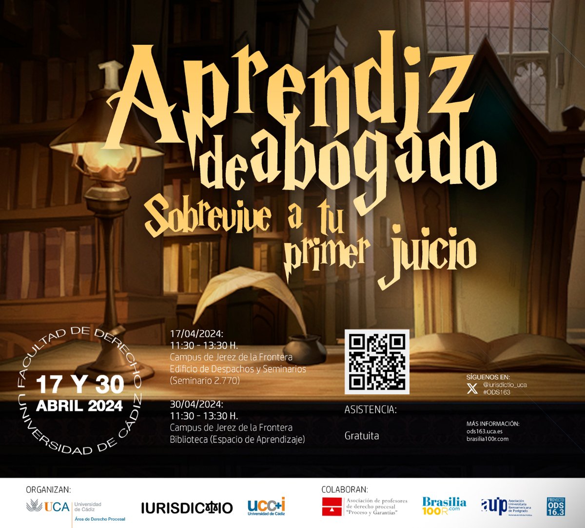 🧙 ¡Sumérgete en el fascinante mundo del Derecho con nosotros! 📚✨ Descubre sus orígenes y conviértete en un mago legal en nuestras jornadas de puertas abiertas inspiradas en Harry Potter.  ¡No te lo pierdas! ✨ @INDESS_Cadiz @iurisdictio_uca @uca.derecho