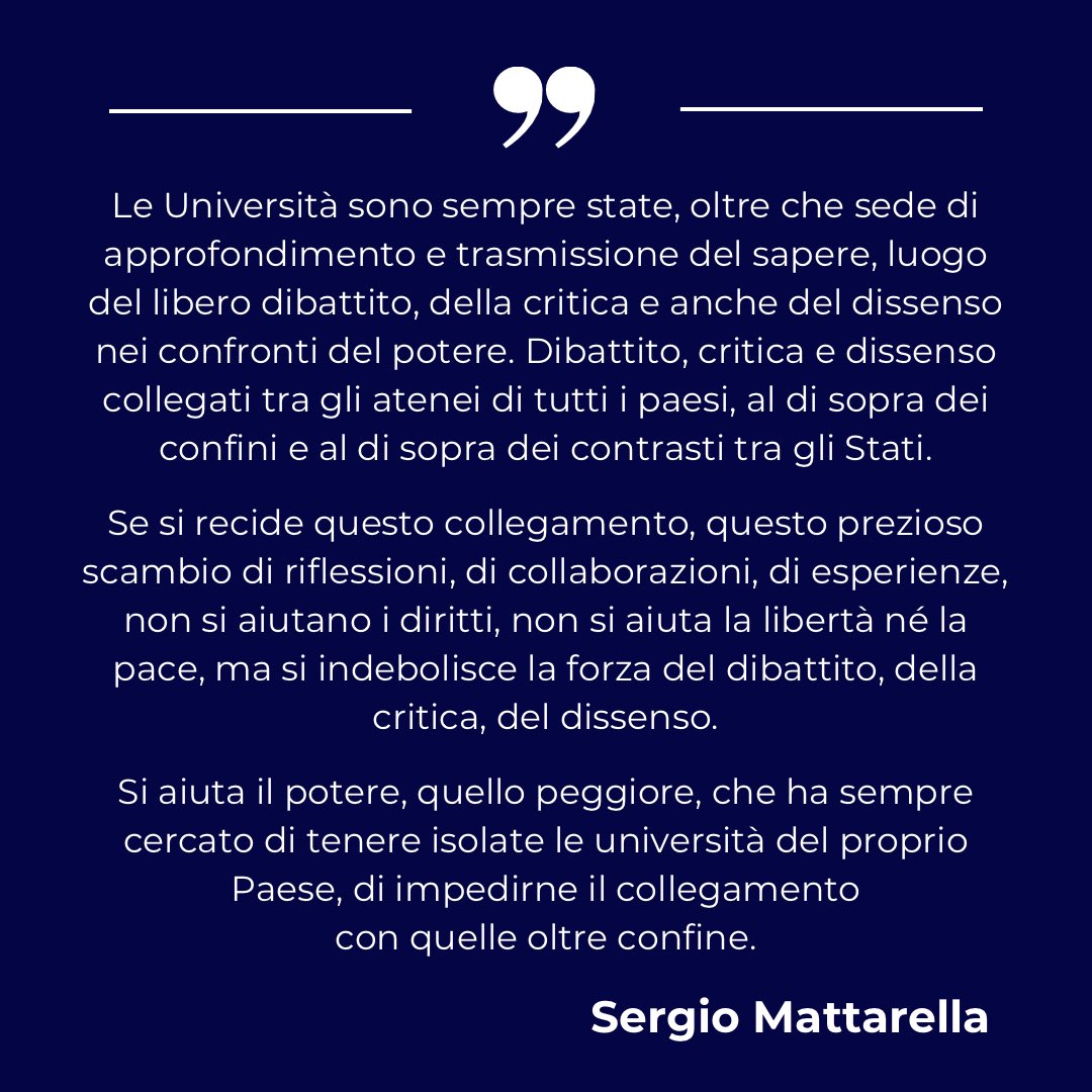 #Mattarella: