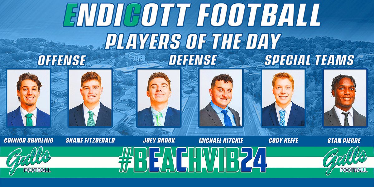 Congratulations to our “Players of the Day,” from Practice 7️⃣‼️

#BeachBall 🏈🐦🏖️
#BeachVib24☀️🌊