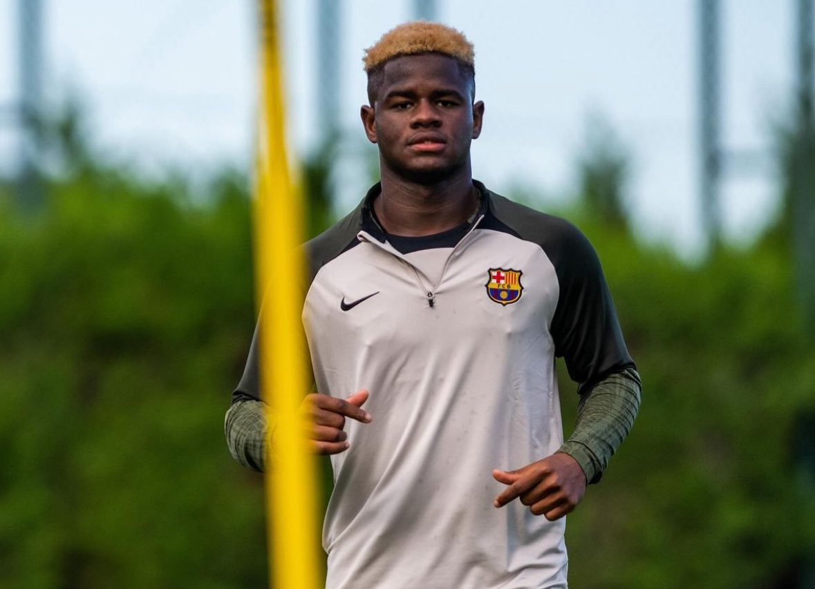 🔵🔴 Xavi: 'Mika Faye is ready, tomorrow could be his big day to debut'. 'I see him ready to be part of our first squad, he's an interesting talent and it could be his moment, yes'.