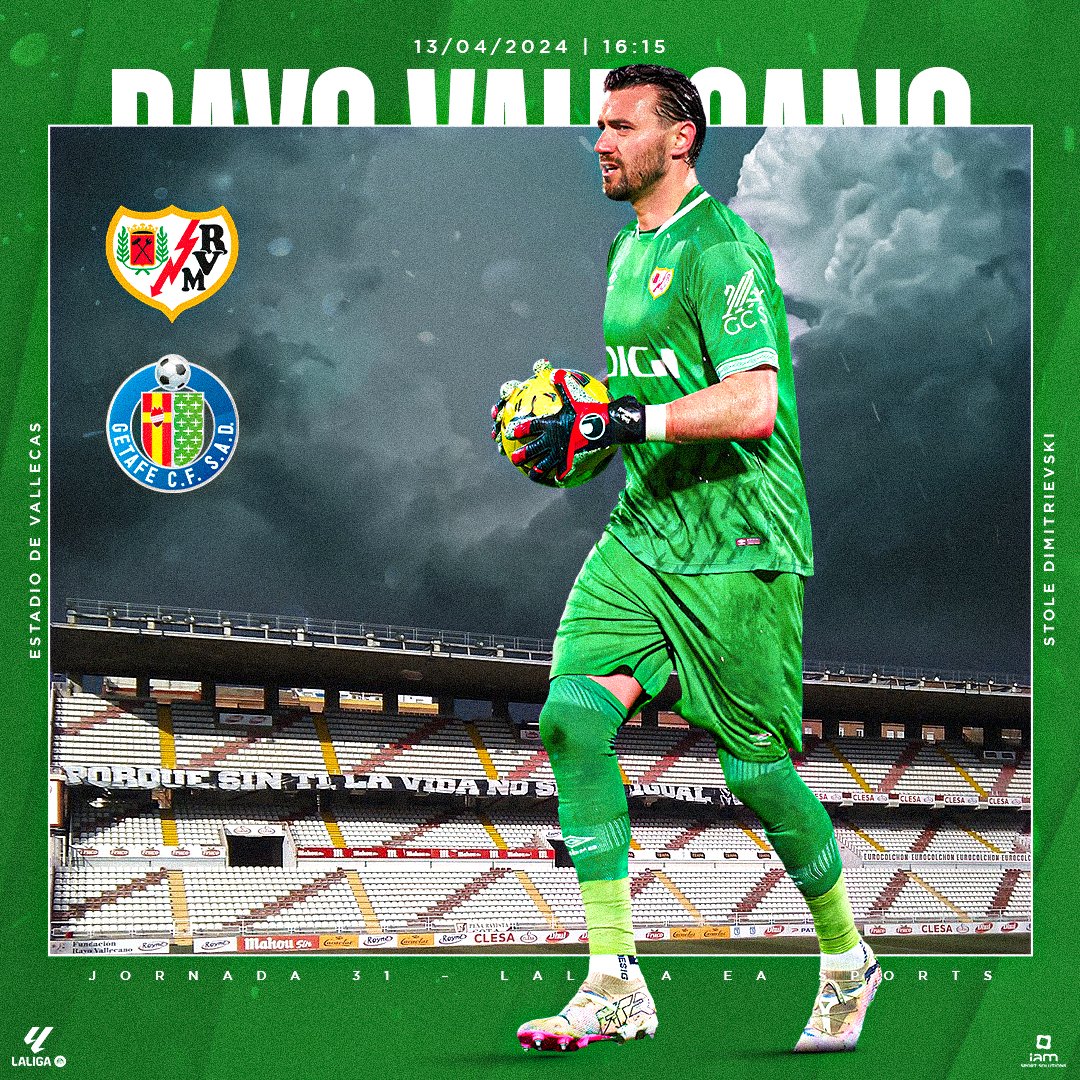 Mañana estamos de vuelta en Vallecas 🔙 A por el derbi @RayoVallecano!!! ⚡⚡⚡ #RayoGetafe #VamosRayo #SD1️⃣ #LALIGAEASPORTS