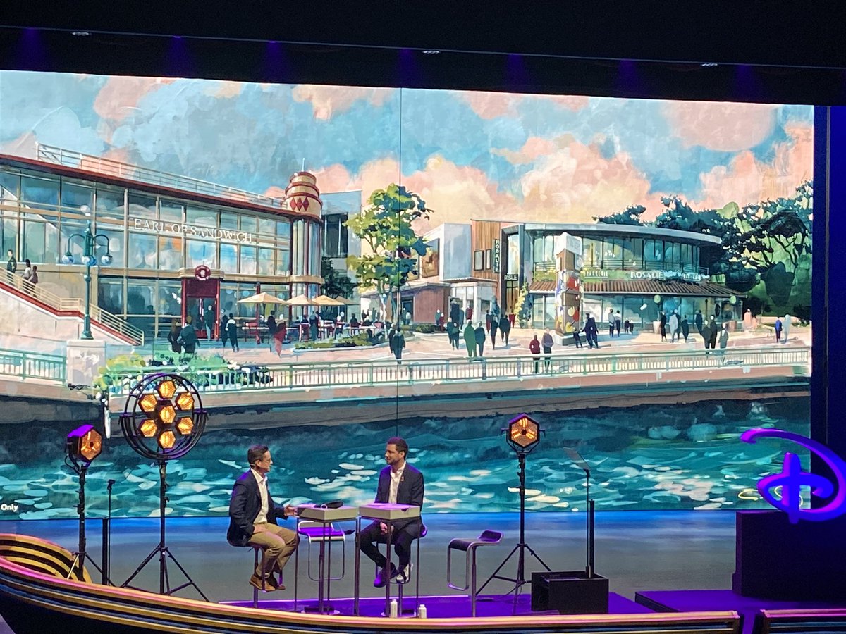 [Live] ⚠️ Brand new visual for the new #DisneyVillage !! ⚠️
