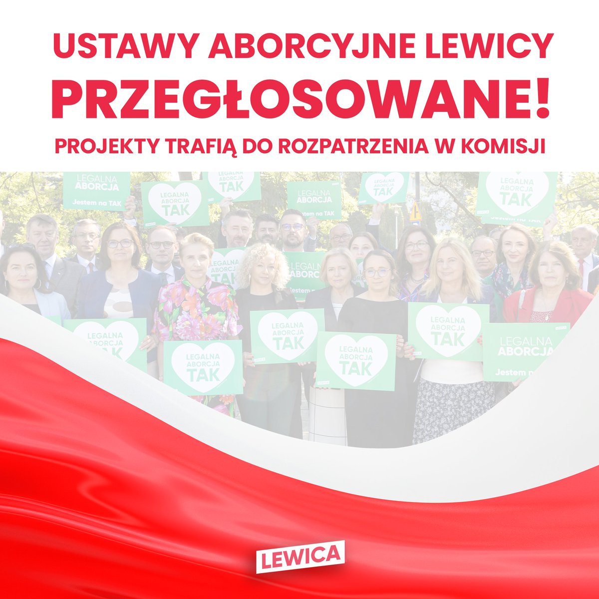 Projekty Lewicy przegłosowane przez Sejm‼️💚