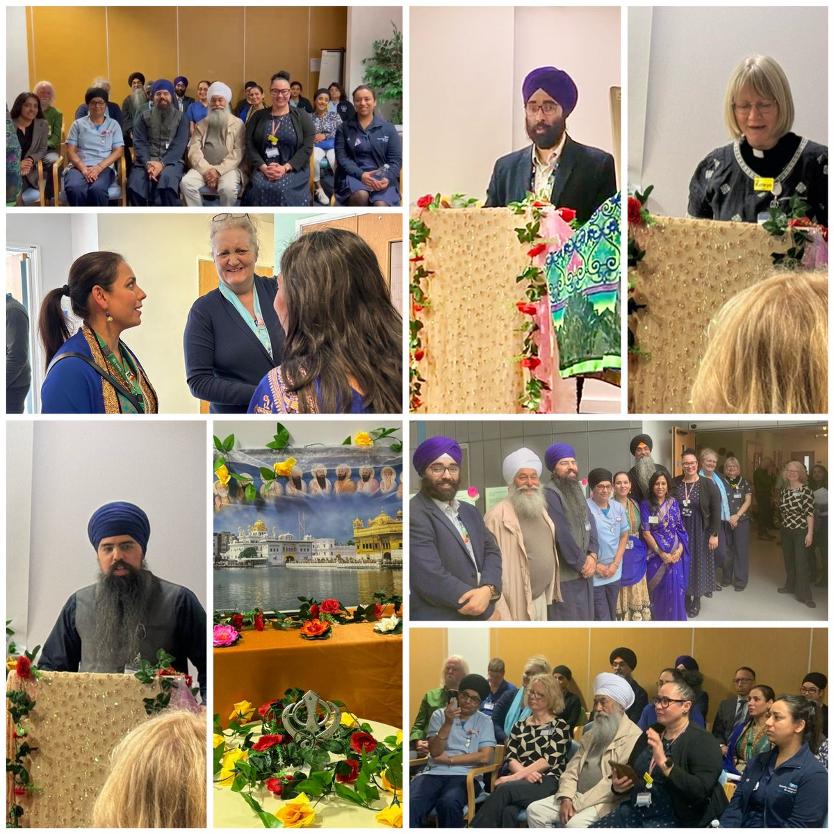 Delighted to present @uhbtrust #Vaisakhi celebration event, marking the #Sikh festival with #Chaplains, staff & senior leaders. Respecting diversity is at the heart of the #NHS. Genuinely moved to connect with a medic whose father I had supported @Leic_hospital @Leic_Chaplaincy