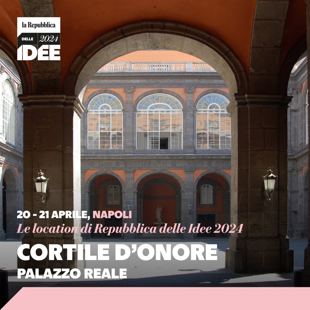 Scopri le sedi di #RepIdee24 a Napoli, dove storia e innovazione dialogano. Dal 19 al 21 aprile, Teatro Politeama aprirà l'evento, mentre Palazzo Reale diventerà il cuore delle attività. Non perdere iscriviti qui 👉🏼repidee.makeitlive.it