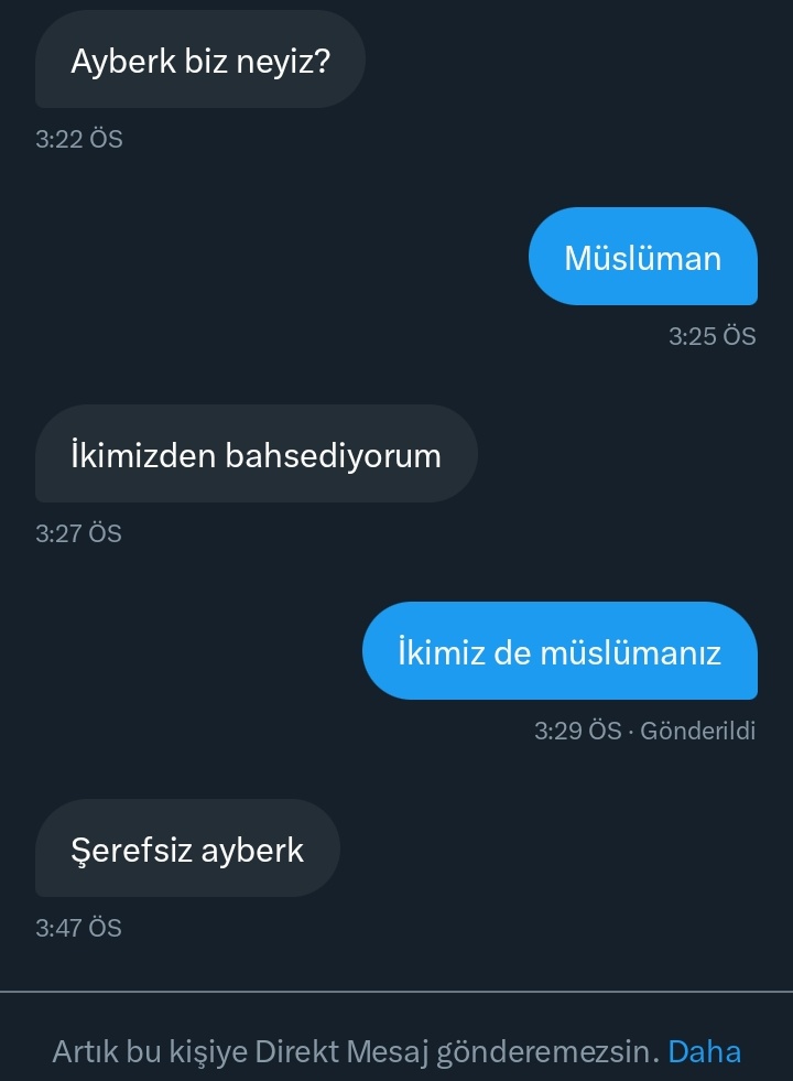 müslüman değil galiba anlamadım