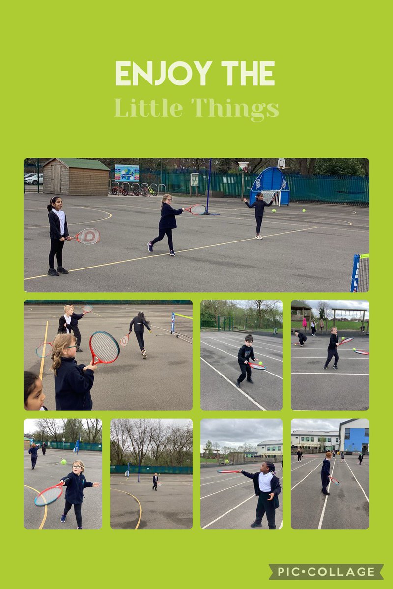 In PE Year 3 have started their new unit on Tennis. They have been learning about the ready position and developing their ball control.
