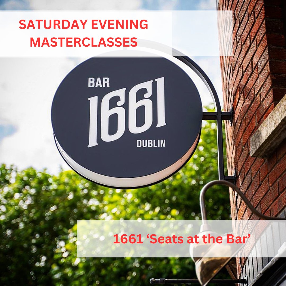 Saturday Evening Masterclasses 👀 If you are joining us for our Saturday evening session of Whiskey Live Dublin don't miss out on these fantastic masterclasses! Get your tickets now 🎫 whiskeylivedublin.com/master-classes…