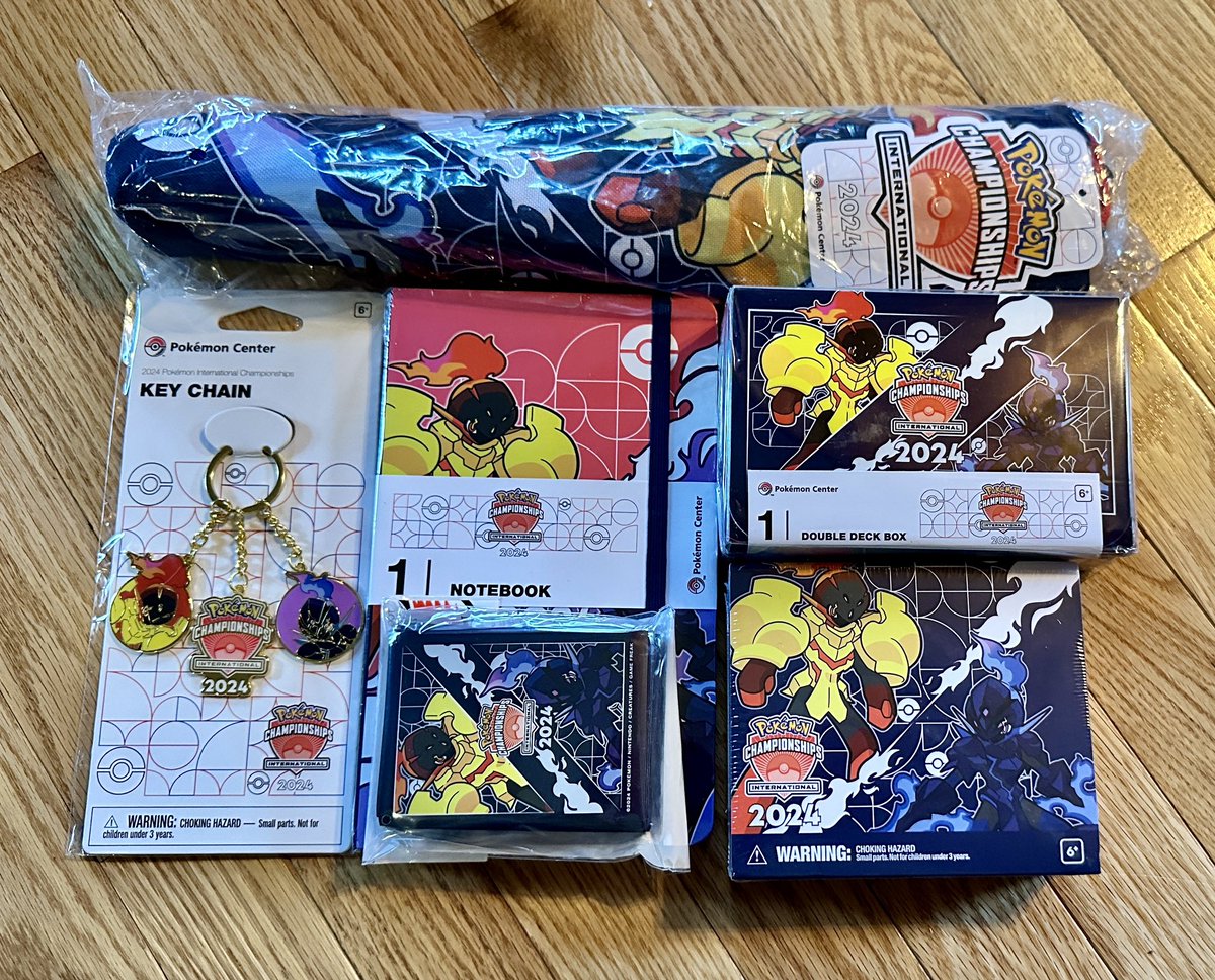 Turns out we got way too much swag at EUIC and giveaways have always looked fun, so here we go!

Follow and repost for a chance to win some EUIC lewts!  Drawing on 4/26.

Mat and bag
Double deck box
Coin and damage counter set
Notebook
Sleeves
Keychain