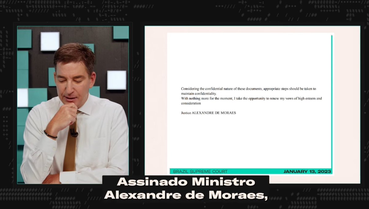 O jornalista Glenn Greenwald teve acesso a uma ordem de remoção de conteúdo expedida pelo Ministro Alexandre de Moraes. “Considerando os seguintes fatos, determino a expedição de comunicações legais para as empresas FACEBOOK, RUMBLE, TELEGRAM, TIK TOK, TWITTER e YOUTUBE, para…