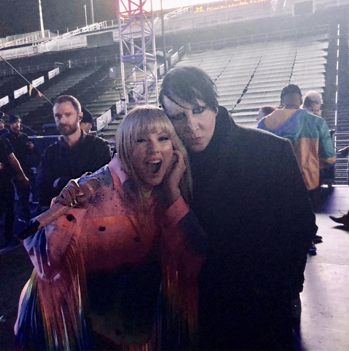 remember that time Taylor Swift was hanging out with Marilyn Manson #fridaymorning