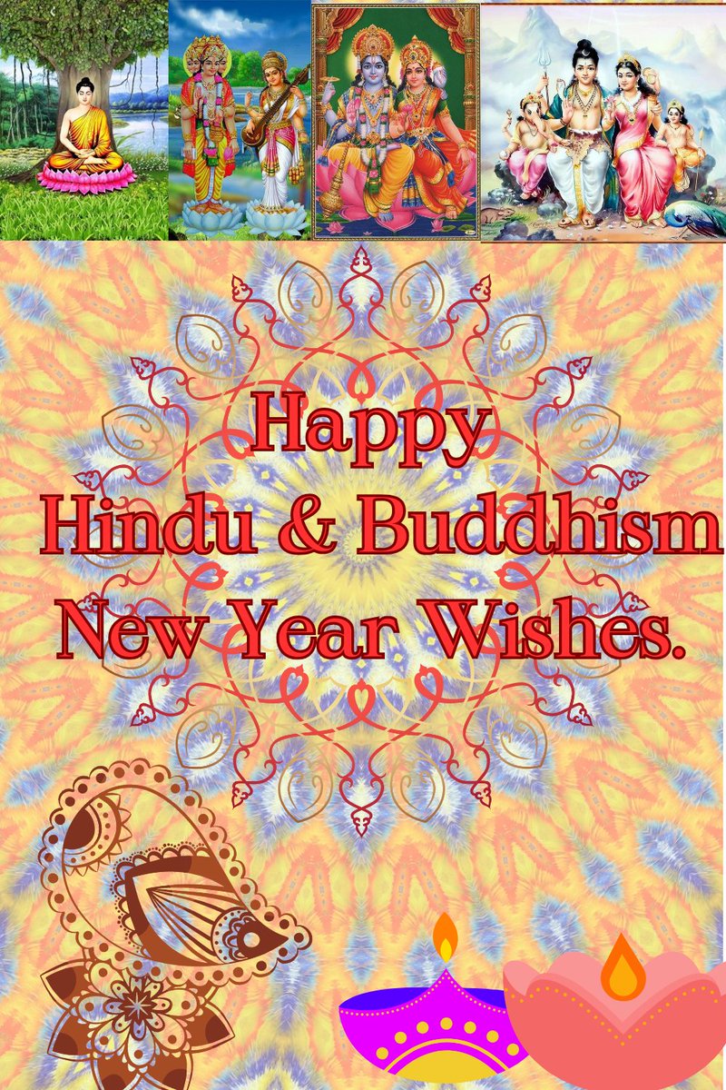 #HappyNewYear2024 wishes to all the Buddhists & Hindus!