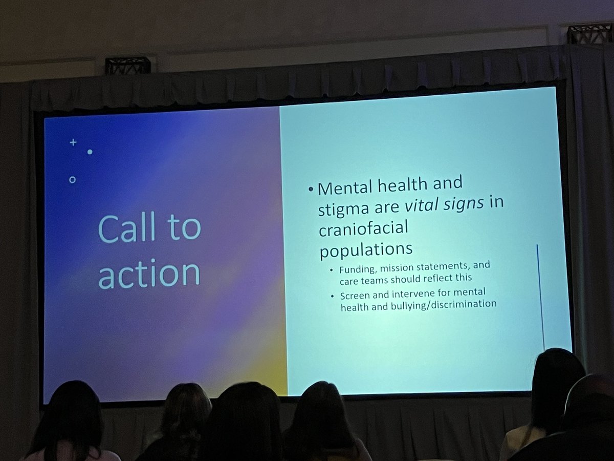 Fantastic to see so much discussion on the recognition of emotional wellbeing within cleft and craniofacial care, and the importance of shared decision making, and culturally adapted care, at all ages and stages of care. Thanks to @kathleen_bogart for setting the tone! #ACPAAM24