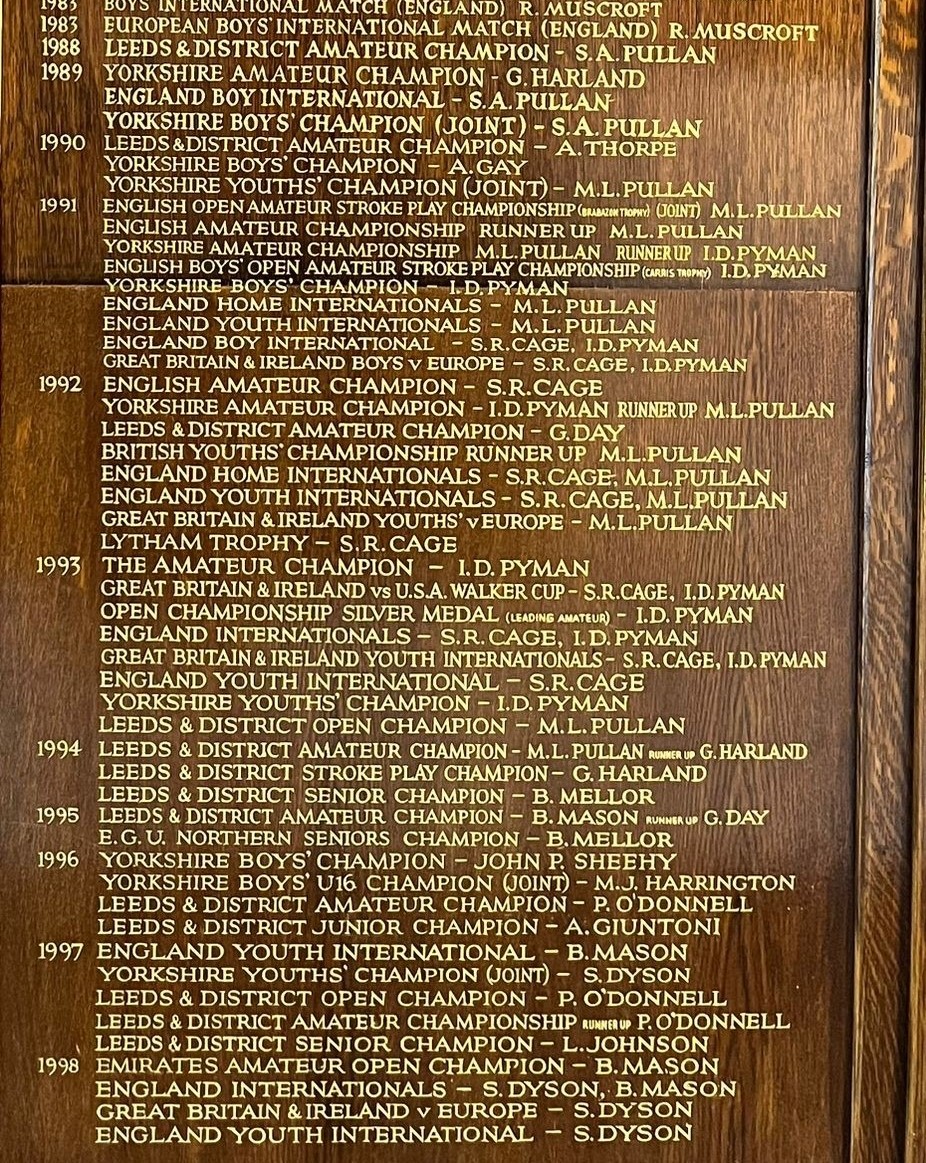 How many Sand Moor members have played in <a href="/themasters/">The Masters</a> ?