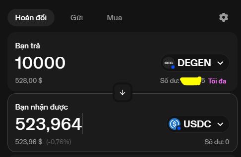 Hoangf.base.eth 🐸| Boost + _ + | ↑↑↑ (@tranhoangh49) on Twitter photo 🎁 Event Giveaway 10000 $DEGEN (~500$)
😍Rule:
- Follow <a href="/luckyluke_eth/">Luke 3⃣6⃣9⃣</a>
- Like - RT
- Cmt ví $Base
- Tag 1 người bạn thân nhất
P/s: Ngày hội bán cá bắt đầu 🎁 Event Giveaway 10000 $DEGEN (~500$)
😍Rule:
- Follow <a href="/luckyluke_eth/">Luke 3⃣6⃣9⃣</a>
- Like - RT
- Cmt ví $Base
- Tag 1 người bạn thân nhất
P/s: Ngày hội bán cá bắt đầu