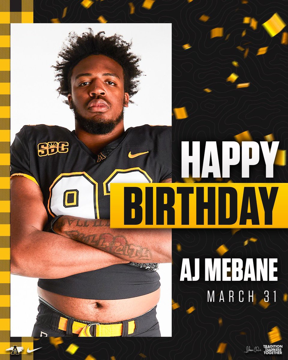 Happy Birthday, @anthony_mebane! We hope you have a great day 🎉 #GoApp #AppFamily