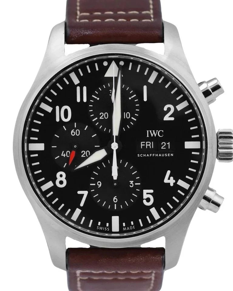 Wristette's tweet photo. IWC Pilot Chronograph Black Stainless Steel Leather
https://t.co/0wyFirGIf3
.
.
.
Pre-owned (Very good) | No original box | No original papers
#IWC #Big #Pilot #Steel #unworn #marketplace #takeyourclock #watches⌚ #forsaleonline #nicewatch #richtime #bestoftheday #watchesofinsta https://t.co/GCN15xeVV8