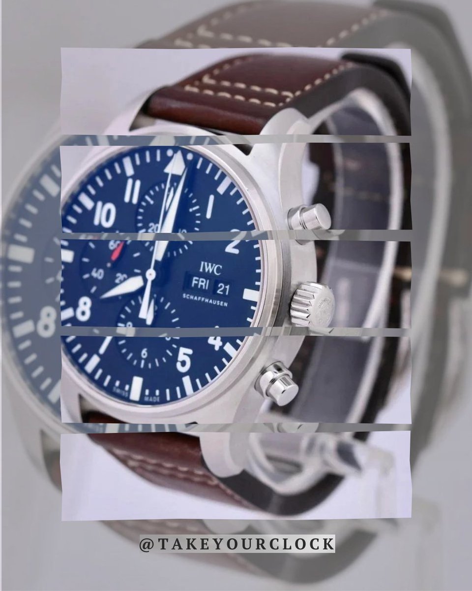 Wristette's tweet photo. IWC Pilot Chronograph Black Stainless Steel Leather
https://t.co/0wyFirGIf3
.
.
.
Pre-owned (Very good) | No original box | No original papers
#IWC #Big #Pilot #Steel #unworn #marketplace #takeyourclock #watches⌚ #forsaleonline #nicewatch #richtime #bestoftheday #watchesofinsta https://t.co/GCN15xeVV8