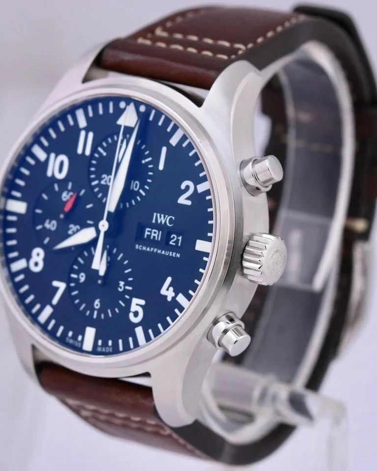 Wristette's tweet photo. IWC Pilot Chronograph Black Stainless Steel Leather
https://t.co/0wyFirGIf3
.
.
.
Pre-owned (Very good) | No original box | No original papers
#IWC #Big #Pilot #Steel #unworn #marketplace #takeyourclock #watches⌚ #forsaleonline #nicewatch #richtime #bestoftheday #watchesofinsta https://t.co/GCN15xeVV8