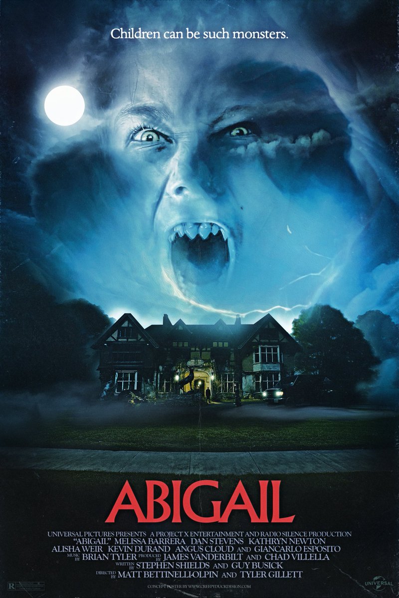 My Alt poster for #abigail by way of my love of #frightnight. 😉🤘