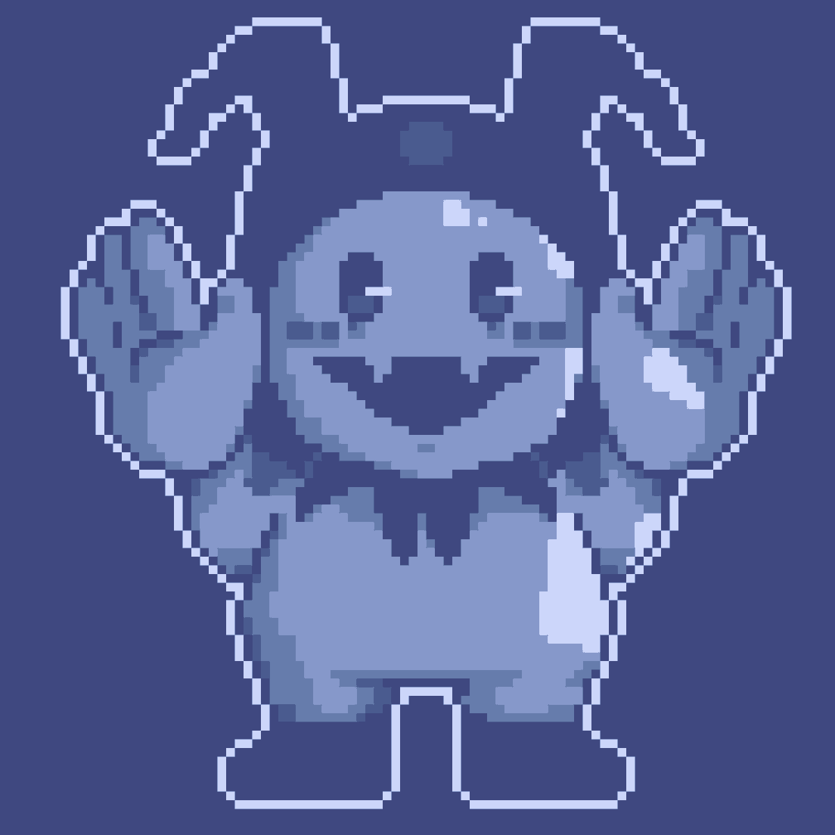 Jack frost. 
#pixelart #Persona3Reload #Persona3