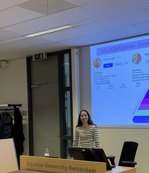 SpivakLiron's tweet photo. Presented my project on micro-influencers and content  signals @RSMErasmus! Huge thanks to organizers (@DominikGutt, Sameer Mehta, Martin Quinn, Olga Slivko,@DainisZegners). Great to reconnect &amp; meet new faces in the IS community! 🌟 #DigitalEconomy #Networking #RSMErasmus https://t.co/GBX9QEV9FP