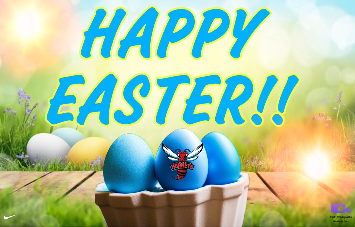 Wishing everyone a Happy and safe Easter ‼️🐰🔵🔴

#STAY
#DSUWBB
#DSUHornets 🔴🔵
#HornetNation