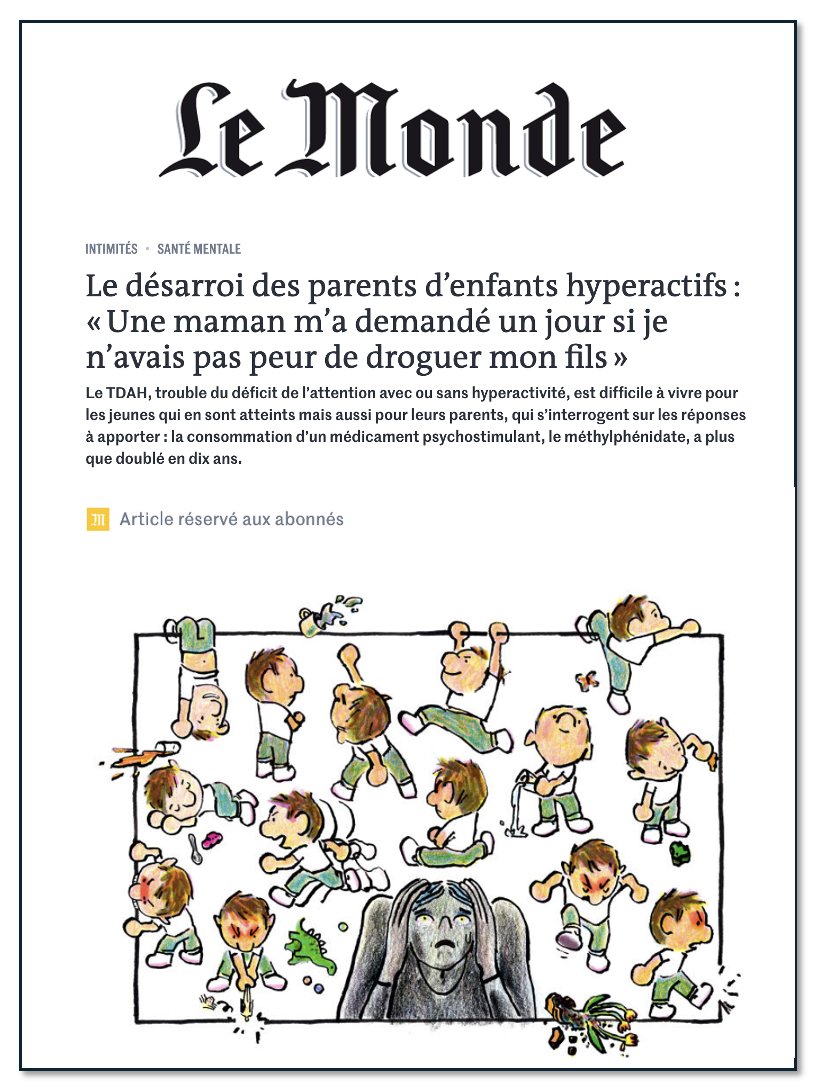 benjrolland69's tweet photo. Pour retrouver l'article de @RozennLeSaint paru dans @lemondefr sur le #TDAH, où nous sommes interviewés avec Diane Purper-Ouakil, au nom de la Société Française du TDAH (#SFTDAH).
https://t.co/rWmHwNH9QR https://t.co/w08ZLDlOOt
