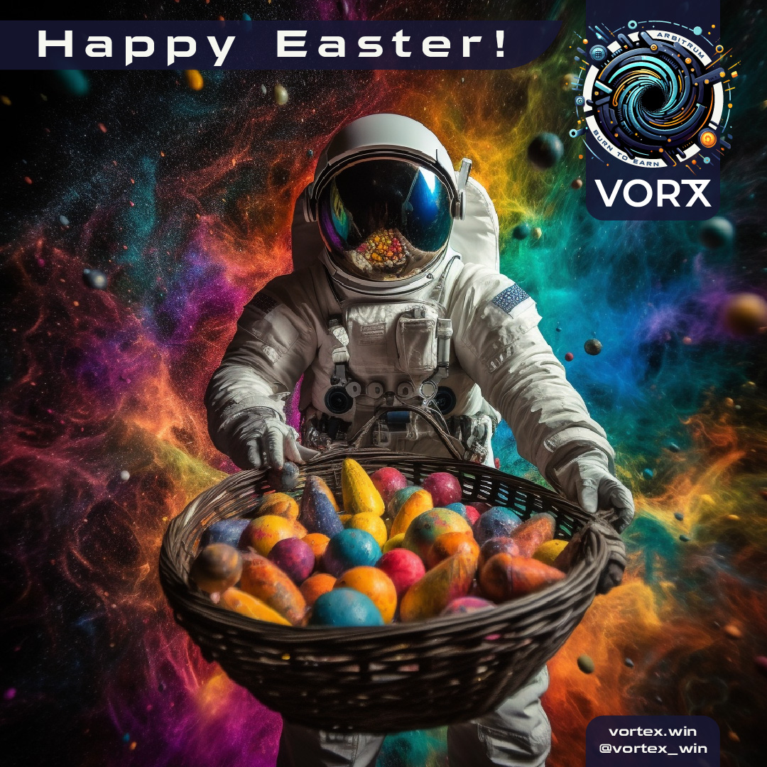 vortex_win's tweet photo. 🤍As #VorteX, we wish everyone a Happy #Easter!
#HappyEaster #easter2024 #VortexWin #titanx #xen #dripx #Arbitrum #Crypto https://t.co/pYBQuF3cRV