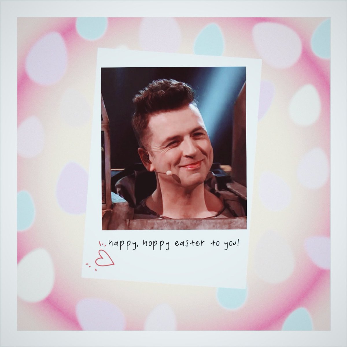 Happy Easter to our fave bunny in the world aka #Robobunny 🤖 🐰 aka @MarkusFeehily! ♥️🙃🐣 We love you so much and hope you’re feeling better and enjoying this day with your family Marky! 😊 Happy Easter to everyone celebrating today! ❤️